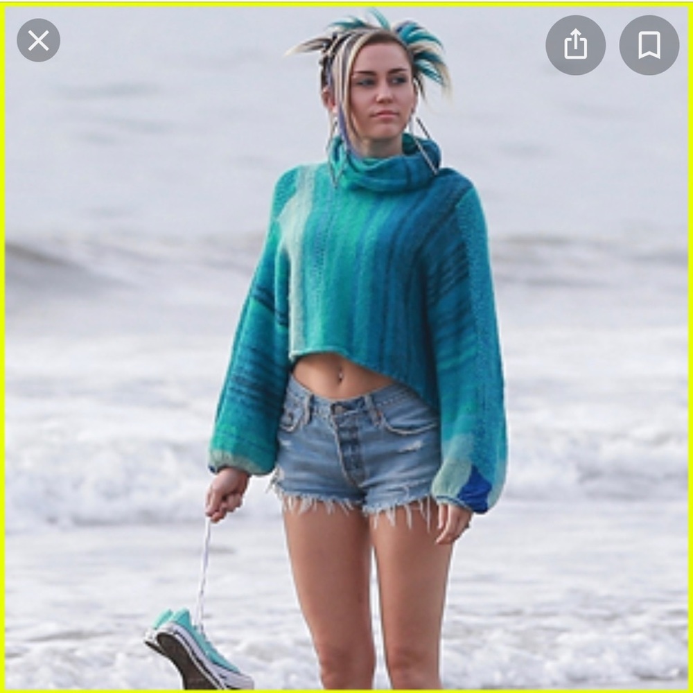 Free people cropped cozy sweater